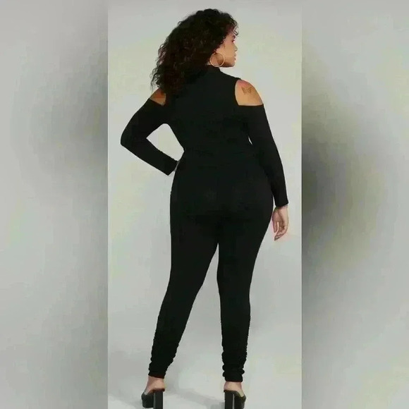 Fashion to figure Runway Life turtleneck Catsuit size 0 or XL NWT mobwife - Picture 2 of 6